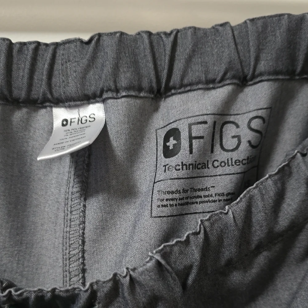 Figs Gray and Green Joggers with Relaxed Fit